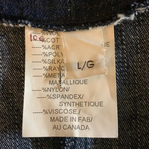 Hand Crafted Floral Embroidered Jean Jacket - Picture 13 of 17